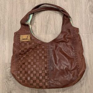 Local Brown “hobo” styled Bag brown leather